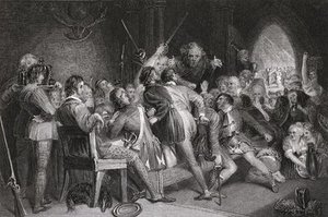 The Hall Of Glennaquoich — Daniel Maclise