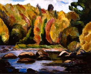 Brilliant Autumn, Landscape No. 28 — Marsden Hartley, American Modernism