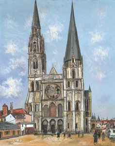 The Chartres Cathedral — Maurice Utrillo