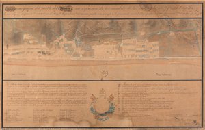 Iconographic Plan Of The Town Of Masnou Showing The Names Of The Streets And Squares — Miquel Garriga I Roca