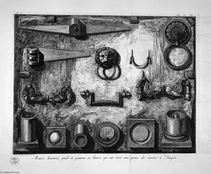 Handles, Knockers, Hinges Found In Pompeii — Giovanni Battista Piranesi, Neo-classicism