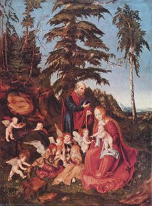 Rest On The Flight Into Egypt — Lucas Cranach The Elder, German Renaissance