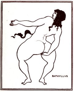 Bathyllus Taking The Pose — Aubrey Vincent Beardsley