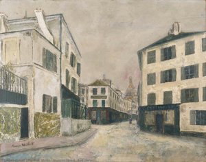 Norvins Street [rue Norvins] — Maurice Utrillo, Post-impressionism