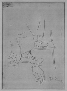 Study For Builders Of Feet — Fernand Léger
