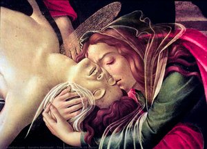 Die Lamentation Christi — Sandro Botticelli, Renaissance