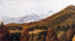 Wooded Mountain Scene In North Carolina — William Aiken Walker