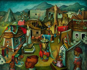 The Kraal — Alexis Preller, Surrealism