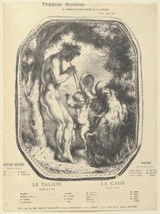 Program For The Retaliation (le Talion), The Cage (la Cage), Those Who Remain (ceux Qui Restent), And Fortune From The Beraldi Album Of Theatre Programs — Louis Anquetin