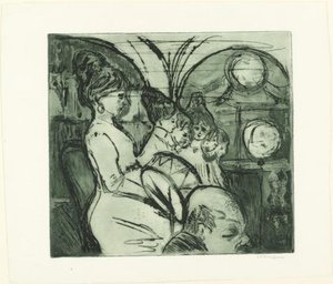 Women's Band (damenkapelle) — Ernst Ludwig Kirchner