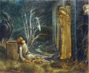 The Dream Of Lancelot (study) — Edward Coley Burne-jones