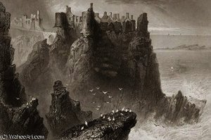Dunluce Castle — Vilijam Henri Bartlet, Romanticism