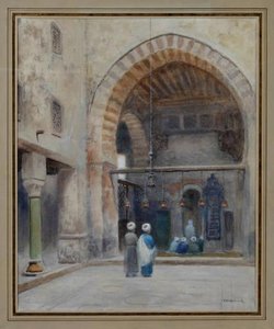 Interior Of A Mosque In Cairo — Frans Wilhelm Odelmark