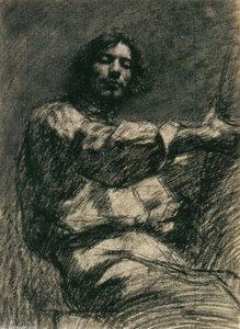 Seated Young Man — Gustave Courbet, Contemporary Realism