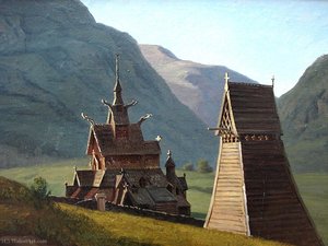Landscape with the tower at the North Egede