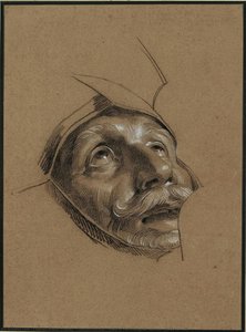 Head of the Matignon warrior, study for the 