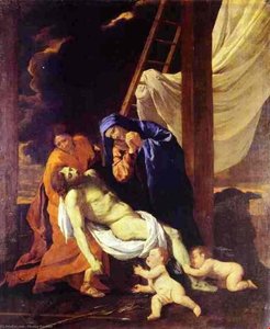 Descendimiento De La Cruz — Nicolás Poussin