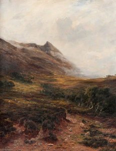 Above Corrie, Arran, Looking towards Glen Sannox