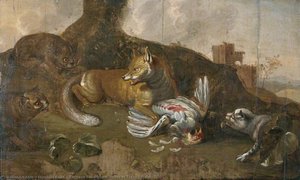 Reynard Triumphant (style of Frans Snyder)