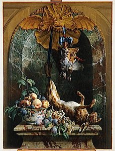 Nature morte au lièvre mort