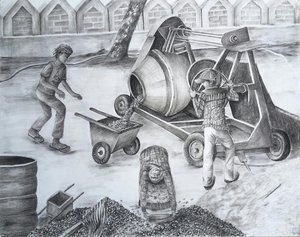 Construction Workers — Sangeeta Kodimyala