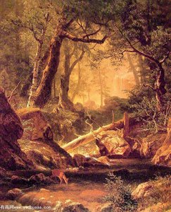 White Mountains, New Hampshire — Albert Bierstadt, Hudson River School