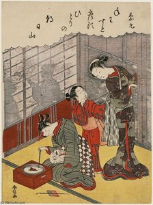 Poem By Somaru — Suzuki Harunobu