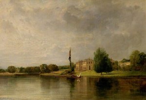 The South And East Front Of Clumber House, Nottinghamshire — William Collins