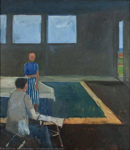 Man And Woman In A Large Room — Richard Diebenkorn