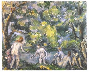 Bathers — Paul Cézanne, Post-impressionism