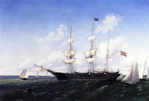 Whaling Bark 'j. D. Thompson' Of New Bedford — William Bradford