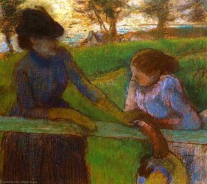 La Conversación — Hilaire-germain-edgar Degas