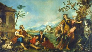 Erminia And The Shepherds — Francesco Lazzaro Guardi