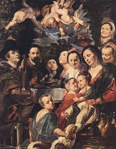 Self Portrait Among Parents Brothers And Sisters — Jacob Jordaens