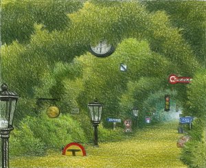 Street Of Pocket Jungle — Jacek Yerka