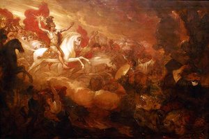 Destruction Of The Beast ^ The False Prophet. — Benjamin West