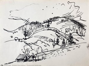 Carpathian Landscape — Hryhorii Havrylenko
