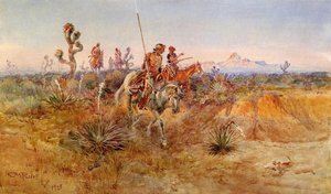Navajo Trackers — Charles Marion Russell