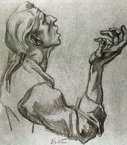 Study For ''colonial Brides'' — Thomas Hart Benton