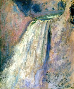 Waterfall, Yellowstone — John Henry Twachtman