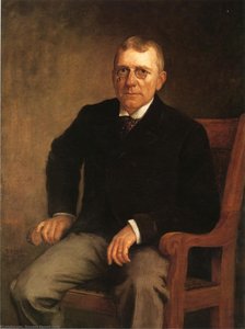 Portrait Of James Whitcomb Riley — Theodore Clement Steele, Impressionism