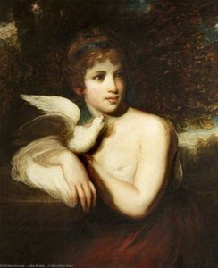 A Girl With A Dove — John Rising