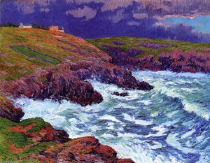 Storm, The Coast Of Finestere — Henri Moret