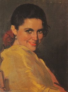 Retrato De Mujer — Manuel Benedito Vives