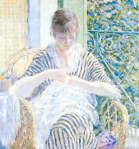 On The Balcony — Frederick Carl Frieseke
