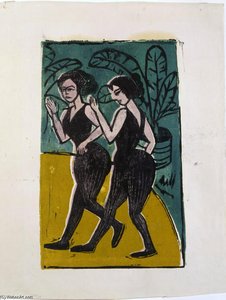 English Dancers — Ernst Ludwig Kirchner