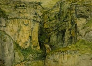 Sketch For `gordale Scar' 1 — James Ward, Impressionistic Realism