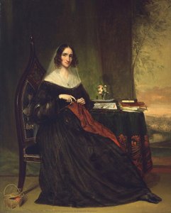 Mrs. Abbott Lawrence (katherine Bigelow) — Chester Harding, Academic Realism