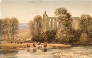 Bolton Abbey, Yorkshire — David Cox, Romanticism