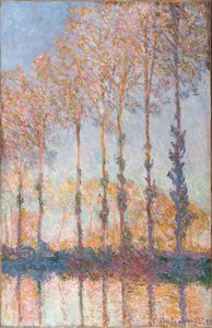 Poplars On The Banks Of The Epte — Claude Monet
